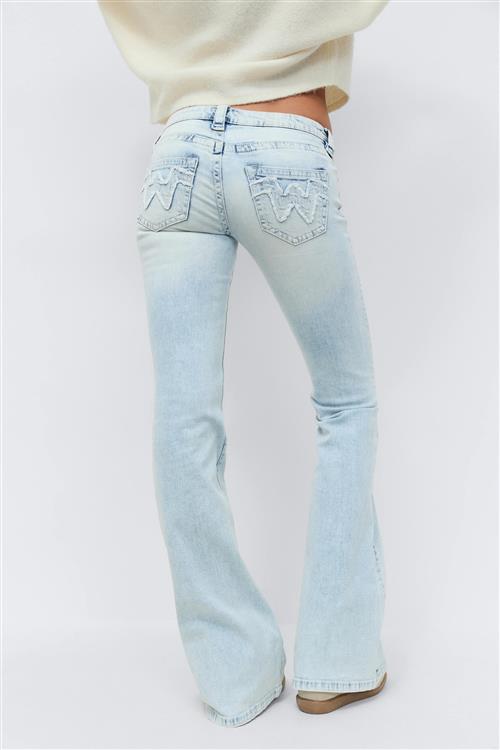 Gina Tricot - 14+ runway jeans - Jeans - Blå - S - Dame