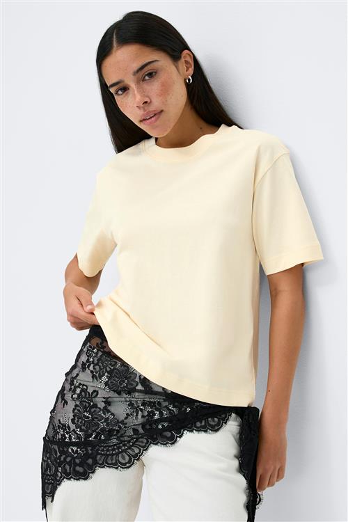 Gina Tricot - Perfect tee - t-shirts - Gul - XXL - Dame