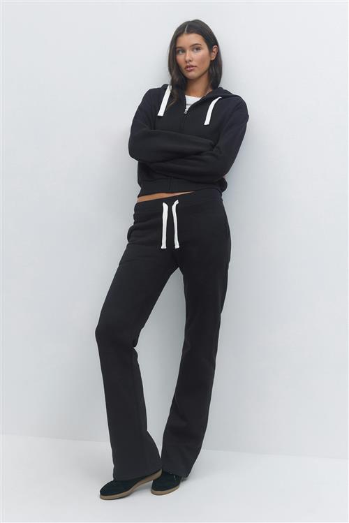 Gina Tricot - 14+ low waist sweatpants - bukser - Sort - S - Dame