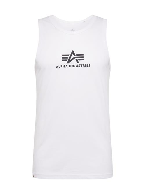 ALPHA INDUSTRIES Bluser & t-shirts  sort / hvid