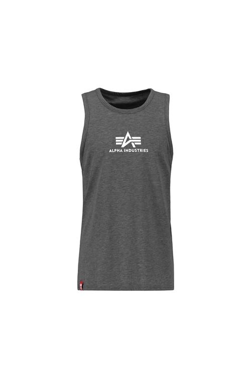 ALPHA INDUSTRIES Bluser & t-shirts  grå / hvid