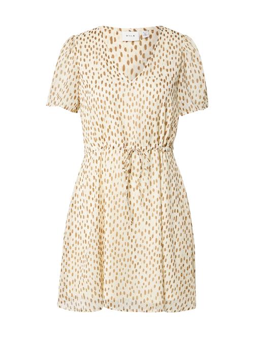 VILA Kjole 'VIFalia'  camel / ecru