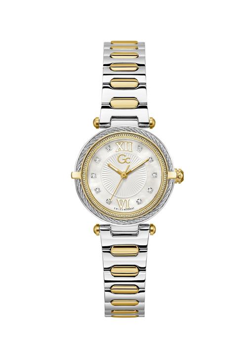 Gc Analogt ur  guld / sølv