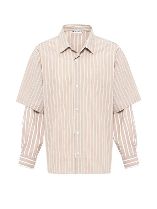Dandalo Skjorte  nude / hvid