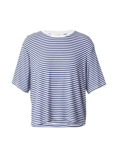 MSCH COPENHAGEN Shirts 'Jana'  mørkeblå / hvid