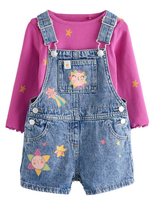 Next Sæt  blue denim / grøn / fuchsia / lyserød