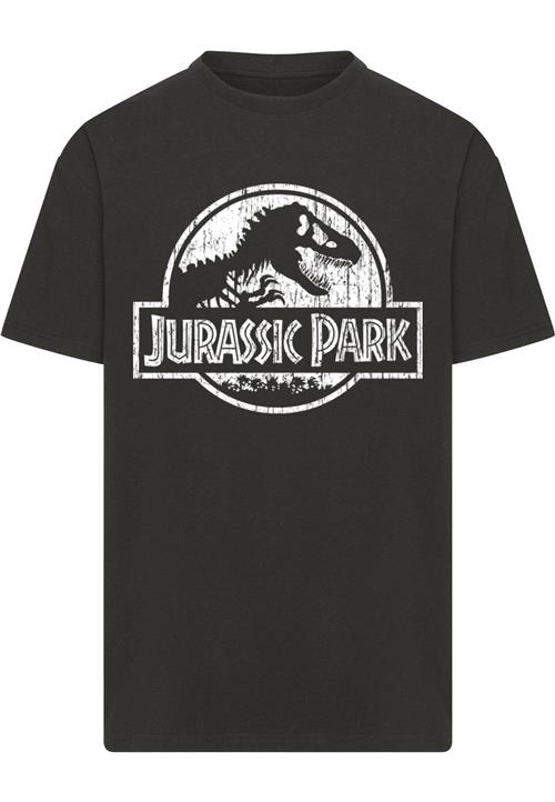 Merchcode Bluser & t-shirts 'Jurassic Park Distressed'  sort / hvid