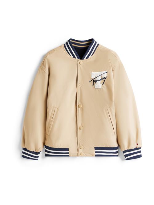TOMMY HILFIGER Overgangsjakke  beige / navy / hvid