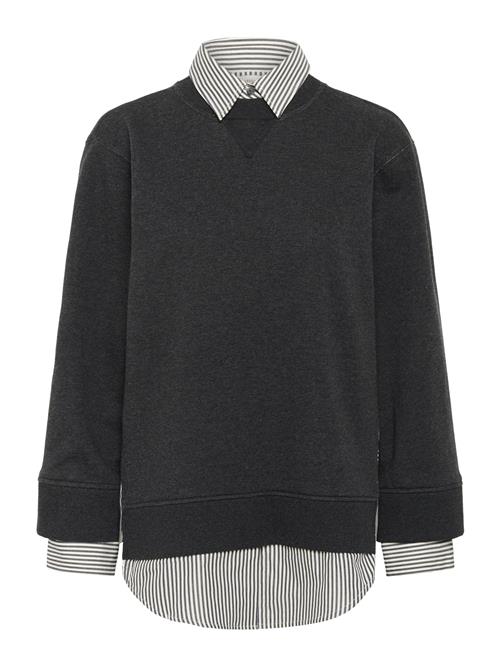 InWear Pullover 'NataljaIW'  mørkegrå / sort / offwhite