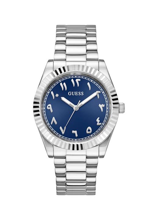 GUESS Analogt ur 'Connoisseur'  sølv