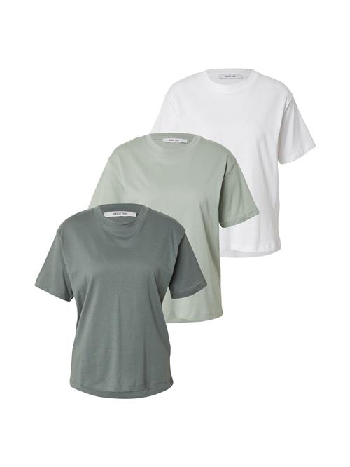 ABOUT YOU Shirts 'Astrid'  lysegrøn / mørkegrøn / hvid