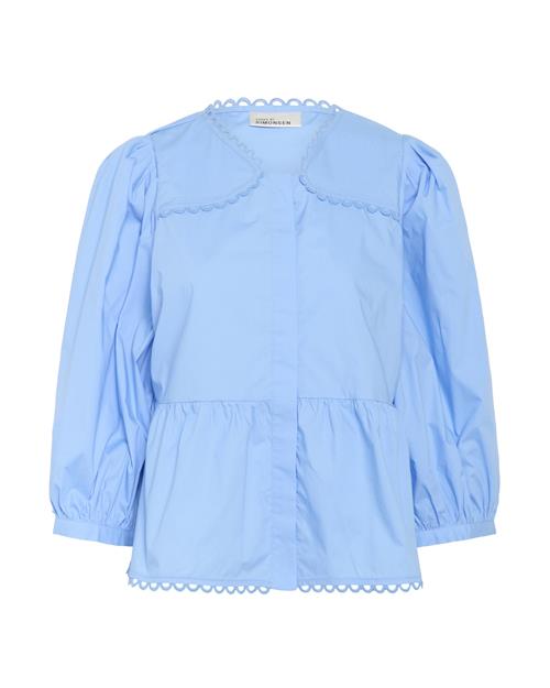 KAREN BY SIMONSEN Bluse 'Annabelle'  himmelblå