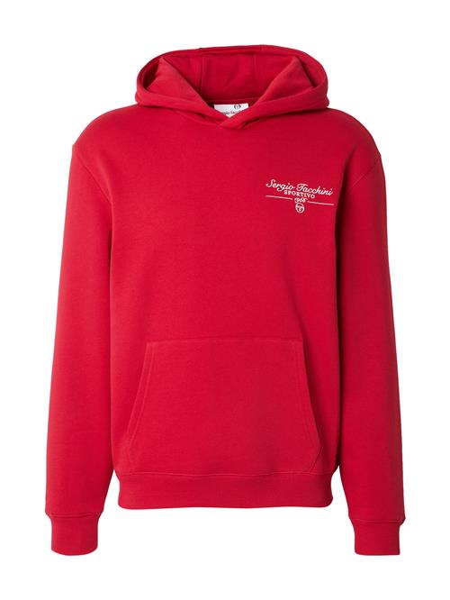 Sergio Tacchini Sweatshirt 'NOAH'  knaldrød / hvid