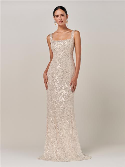 BWLDR Kjole 'HOZIER GOWN'  champagne