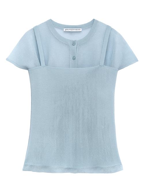 Adolfo Dominguez Pullover  lyseblå