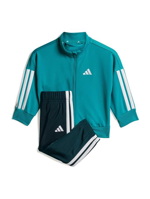 ADIDAS SPORTSWEAR Træningsdragt 'Essentials'  petroleum / sort / hvid