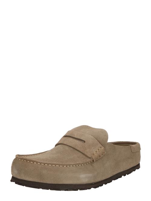 BIRKENSTOCK Slipper 'Naples'  mørkebeige