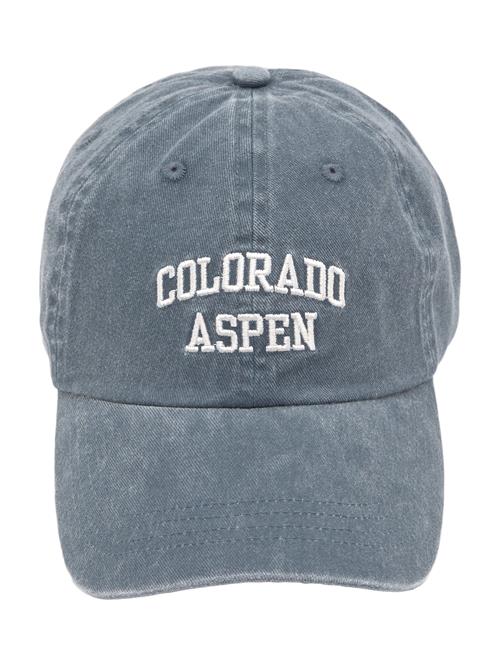 Pull&Bear Hætte  blå / hvid