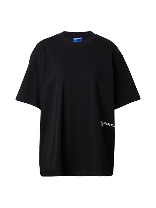 KARL LAGERFELD JEANS Shirts  mørkegrå / sort / hvid