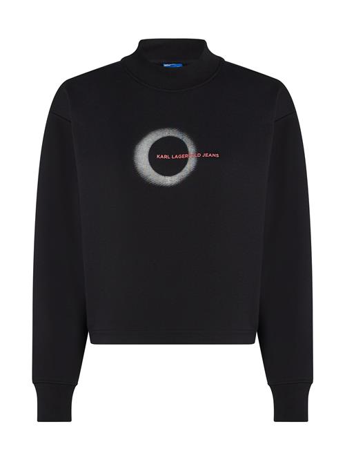 KARL LAGERFELD JEANS Sweatshirt  rød / sort / hvid