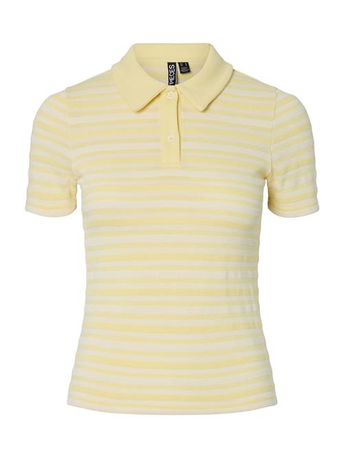 PIECES Shirts 'PCJessie'  lysegul / hvid