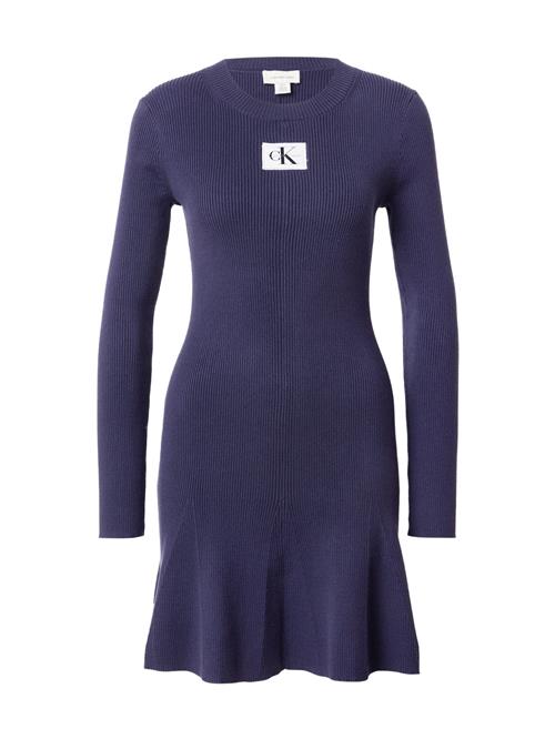 Calvin Klein Jeans Strikkjole  navy / hvid