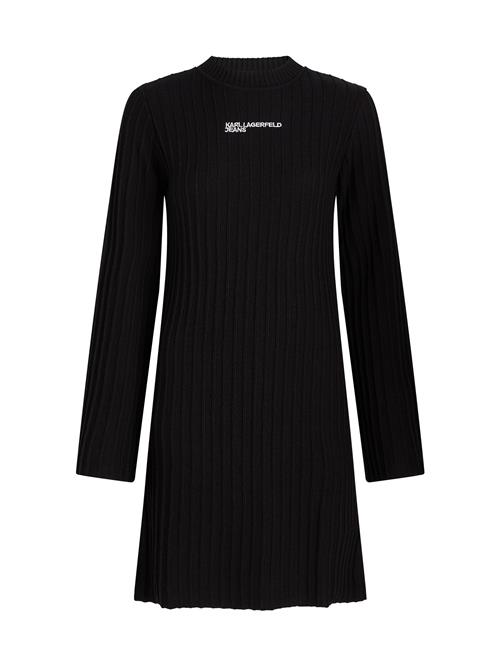 KARL LAGERFELD JEANS Kjole  sort / hvid