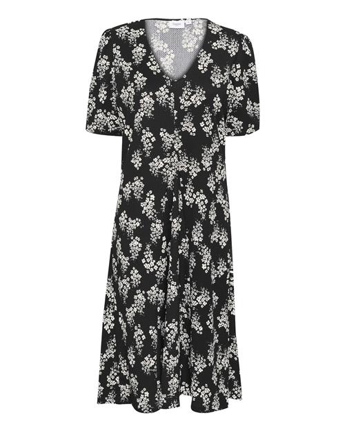 SAINT TROPEZ Kjole 'Lenya'  sort / hvid