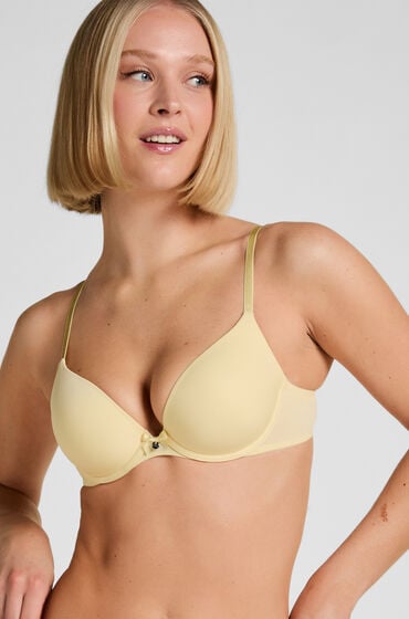 Hunkemöller Formstøbt bøjle-bh Plunge Gul