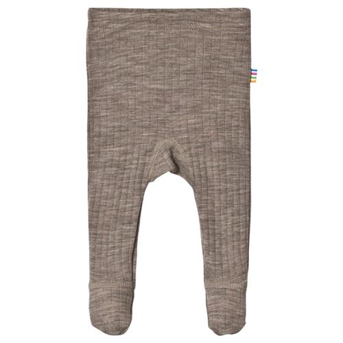 Joha Footed Leggings Sesame Melange Sesame Melange-50 cm Wool Beige  50 cm  unisex