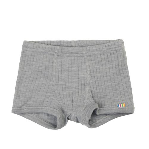 Joha Basic Boxershorts I Uld Lt. Grey Melange  Lt. Grey Melange-170 cm Wool Grå  170 cm  unisex