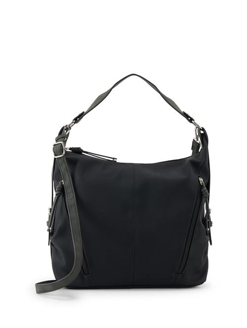 TOM TAILOR Skuldertaske 'Caia'  sort