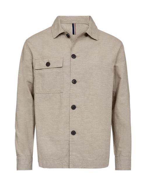 Linen overshirt modern fit