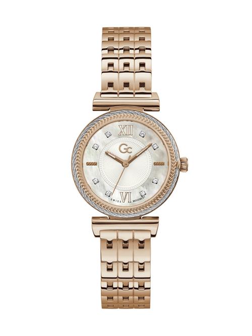 Gc Analogt ur 'Starlight'  rosa guld / sort / sølv / transparent