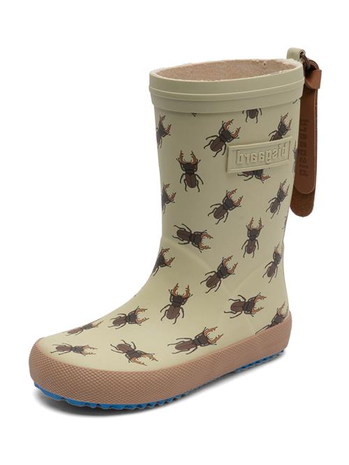 BISGAARD Gummistøvler  brun / mørkebrun / pastelgrøn