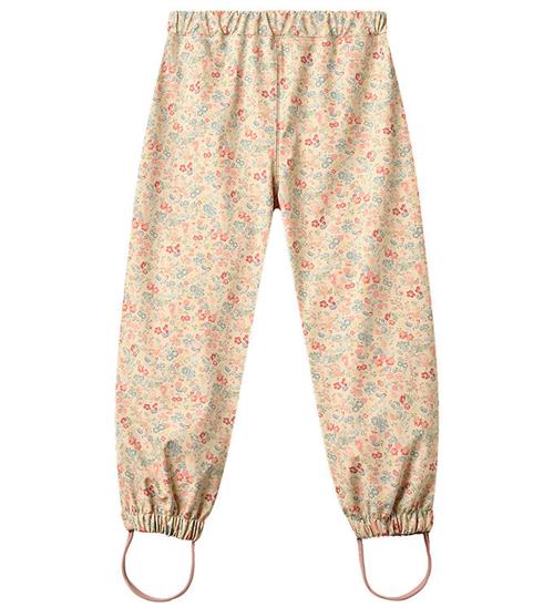 Wheat Regnbukser - PU - Olo - Flowers and Seashells