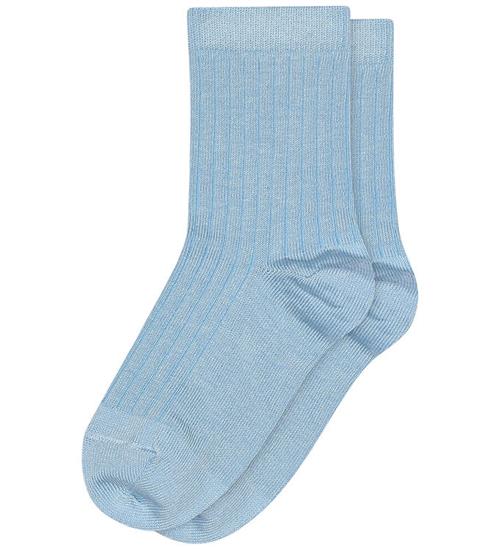 MP Strømper - Rib - Blue Bell
