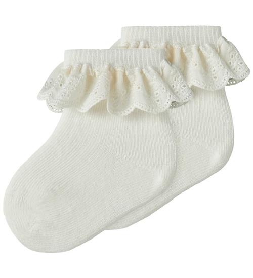 Lil Atelier Strømper - 2-pak - NbfDertrud - Coconut Milk