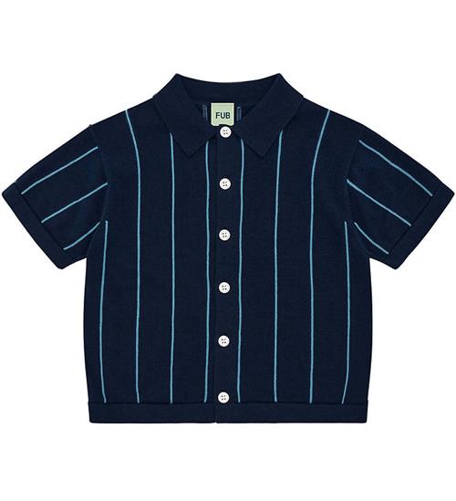 FUB T-shirt - Strik - Dark Navy/Sea