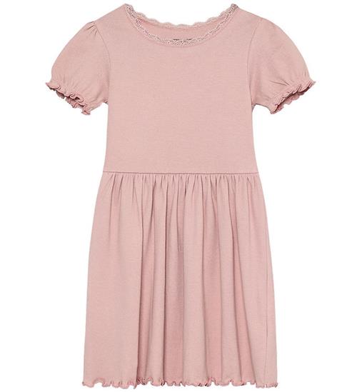 Huttelihut Kjole - Rib - Pale Mauve