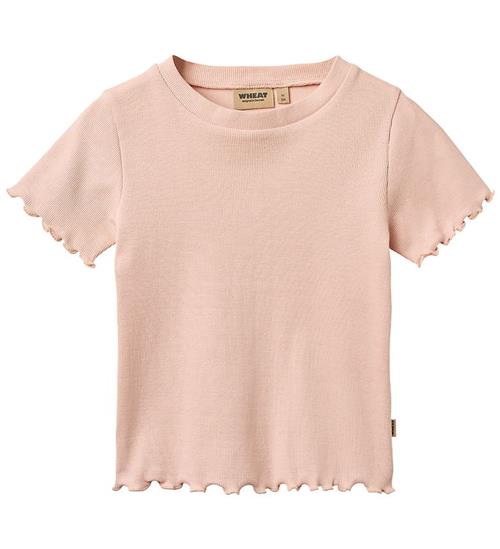 Wheat T-shirt - Rib - Alicia - Powder