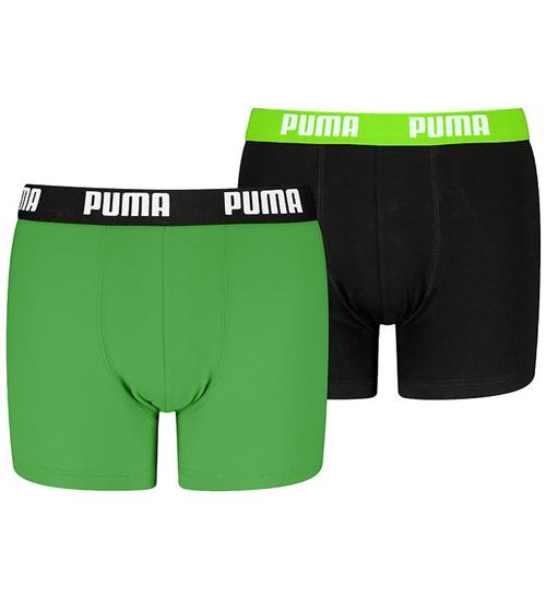 Puma Boxershorts - Everyday - 2-pak - Grøn/Sort