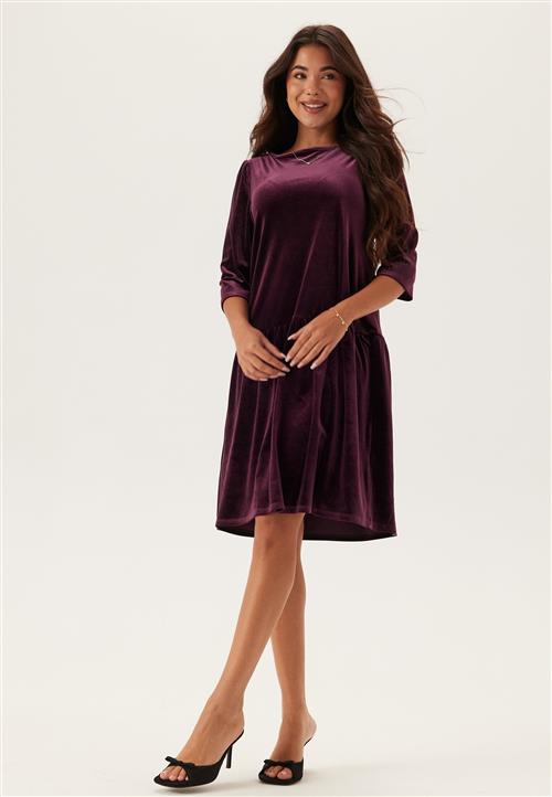 Happy Holly Soft Velvet Dress