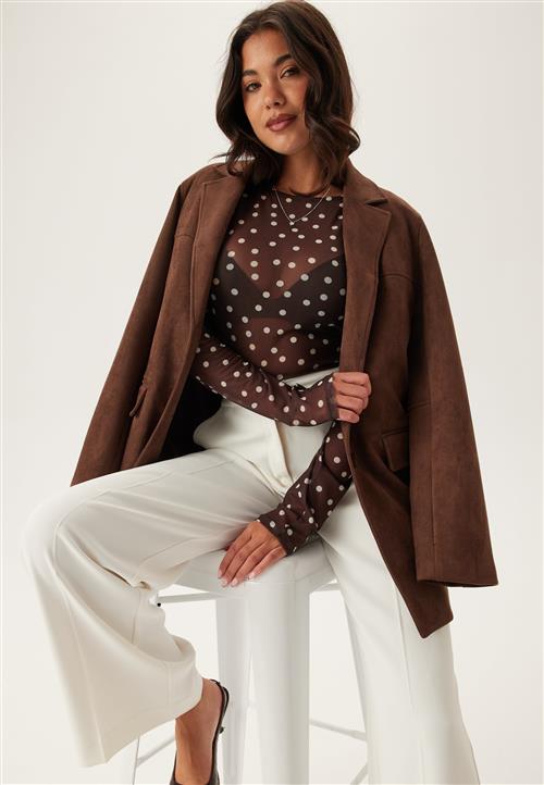 BUBBLEROOM Long Sleeve Mesh Top