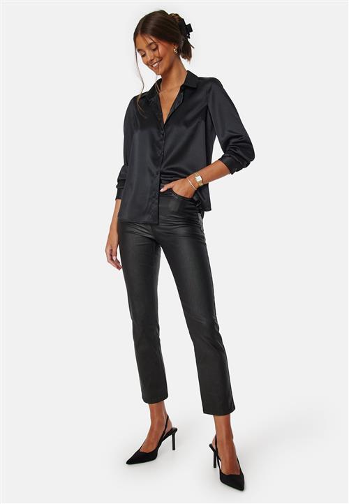 Happy Holly Straight Leg Coated Jeans