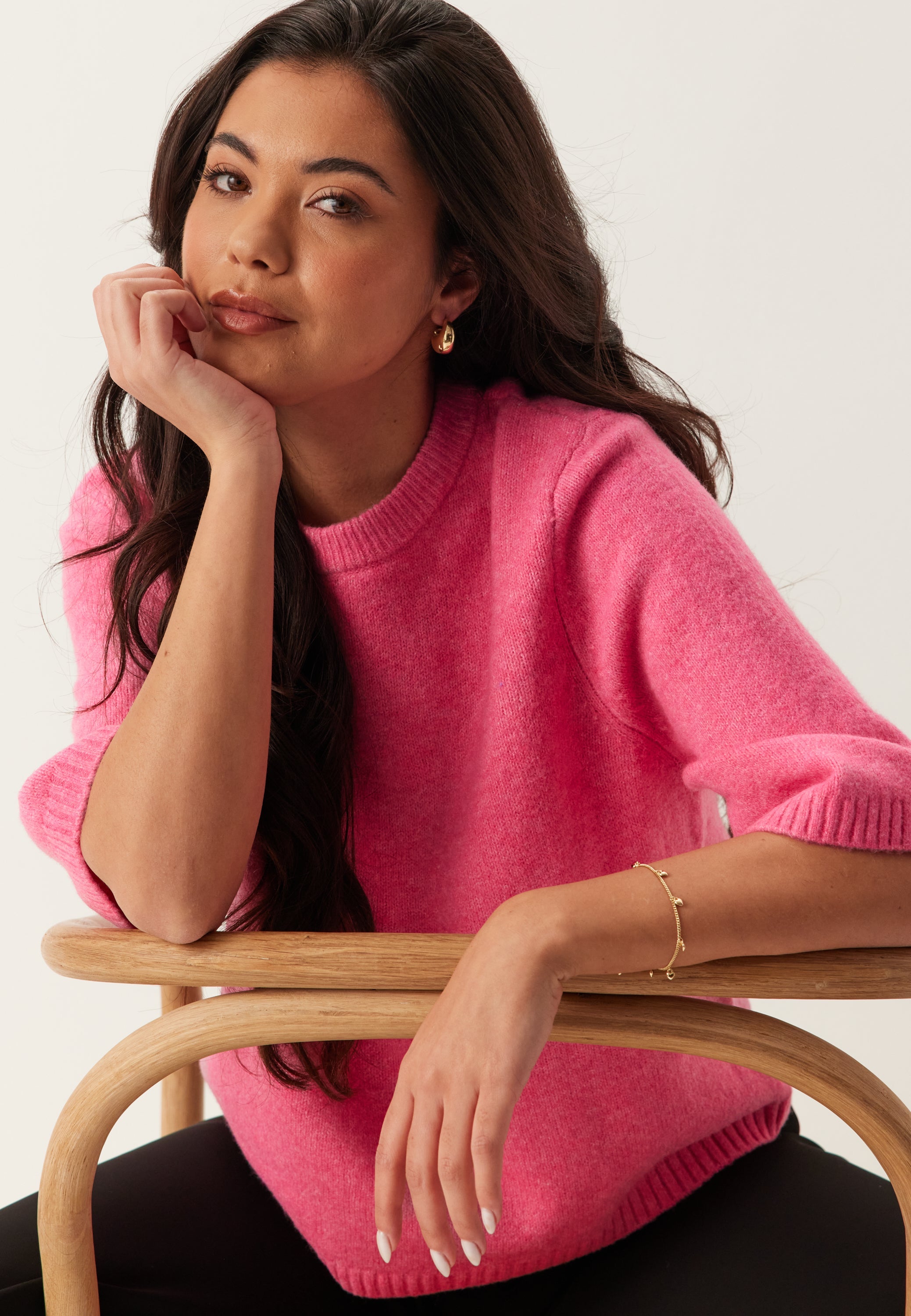 VERO MODA Vmboom 2/4 O-NK OVERSIZE PULLOVER