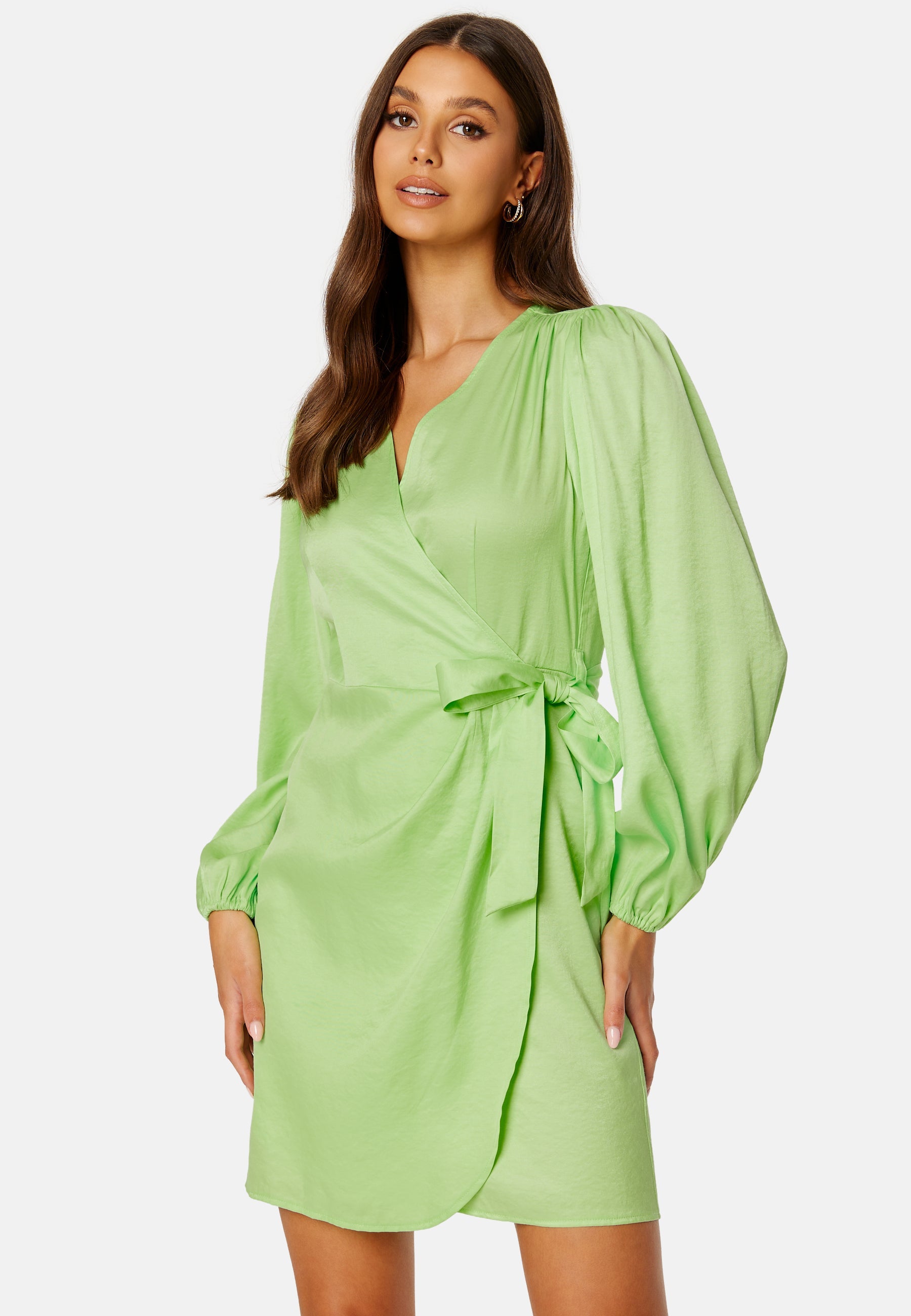 SELECTED Stine LS Short Wrap Dress