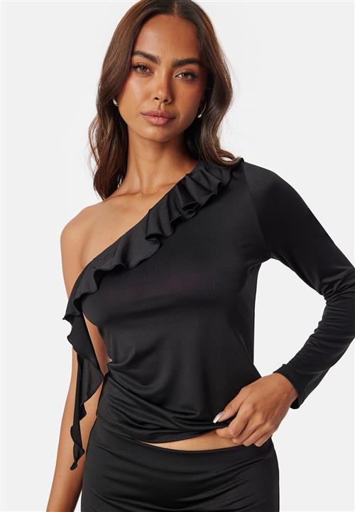 BUBBLEROOM One Shoulder Frill Top