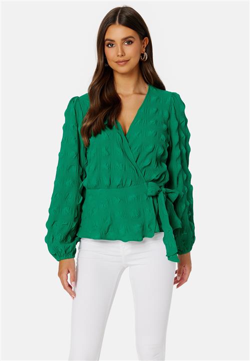 BUBBLEROOM Triniti wrap blouse