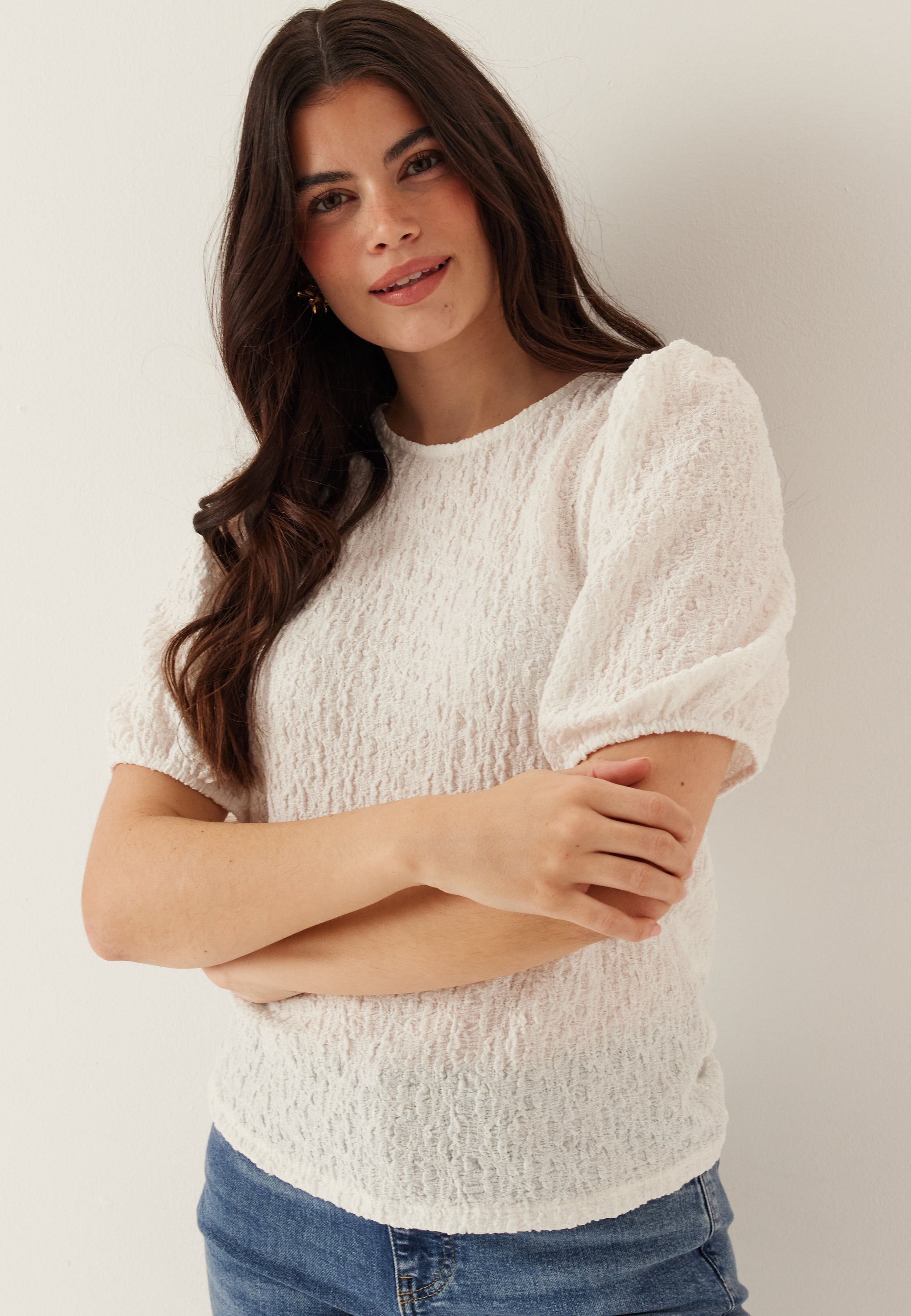 VILA Vifall O-neck 2/4 TOP